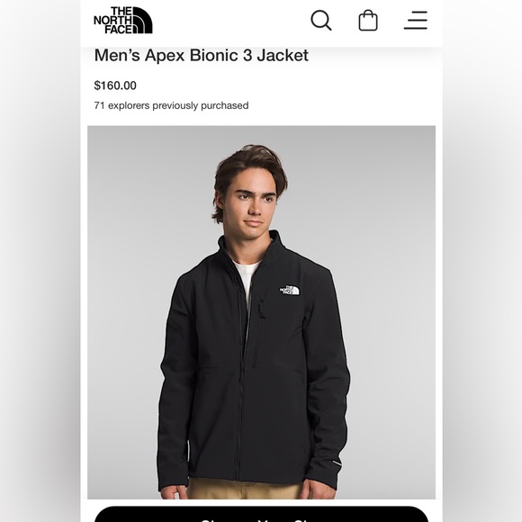 The North Face Performance Jacket Soft-Shell Design - Picture 2 of 3